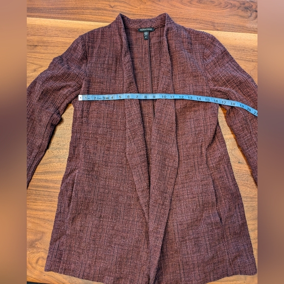 Eileen Fisher cardigan size small - stone brown - Picture 3 of 6